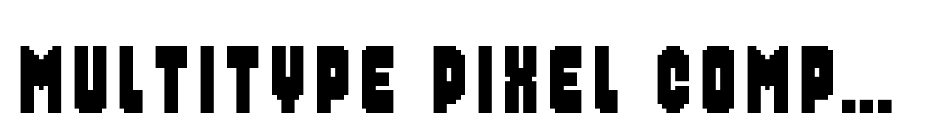 MultiType Pixel Compact Bold